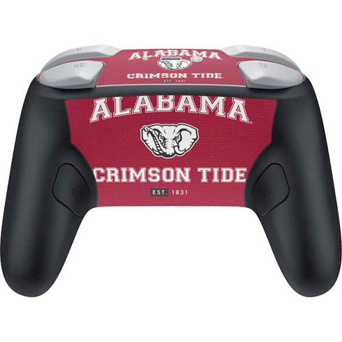 University of Alabama Crimson Tide Basketball Nintendo Switch 2 (2025) Pro Controller Skin