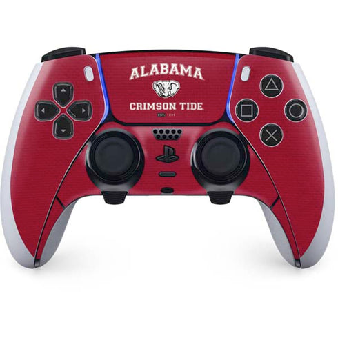 University of Alabama Crimson Tide Basketball PS5 DualSense Edge Pro Controller Skin