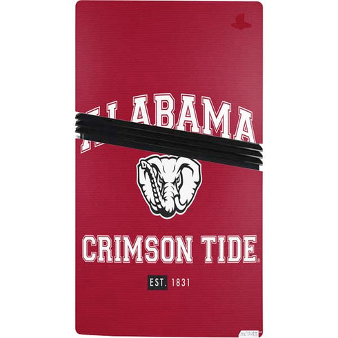 University of Alabama Crimson Tide Basketball PS5 Pro Console Skin