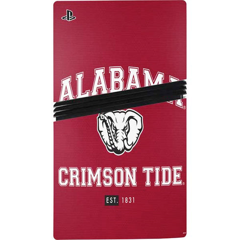 University of Alabama Crimson Tide Basketball PS5 Pro Disk Bundle Skin