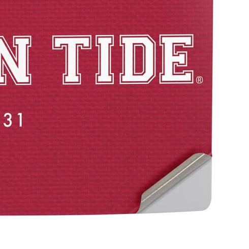 University of Alabama Crimson Tide Basketball PS5 Pro Disk Console Skin