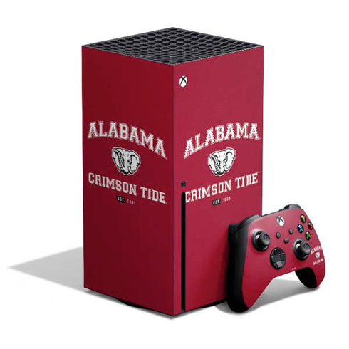 University of Alabama Crimson Tide Basketball Xbox Series X Skins