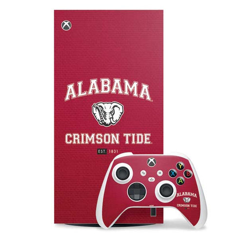 University of Alabama Crimson Tide Basketball Xbox Series X Skins