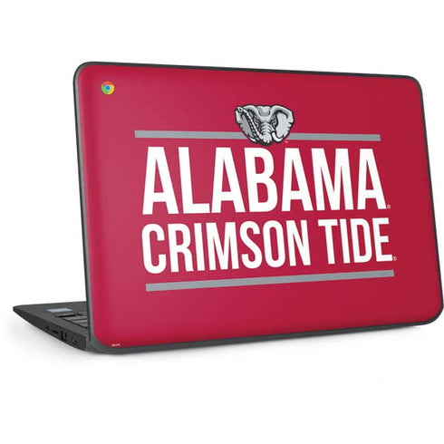University of Alabama Crimson Tide HP Chromebook Skin
