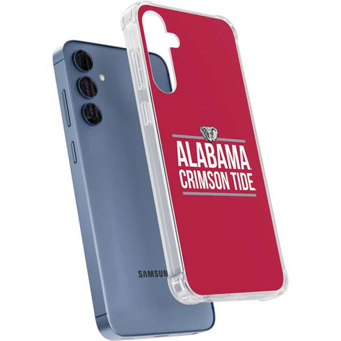 University of Alabama Crimson Tide Galaxy A55 5G Clear Case