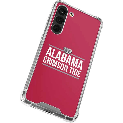 University of Alabama Crimson Tide Galaxy S24 FE Clear Case