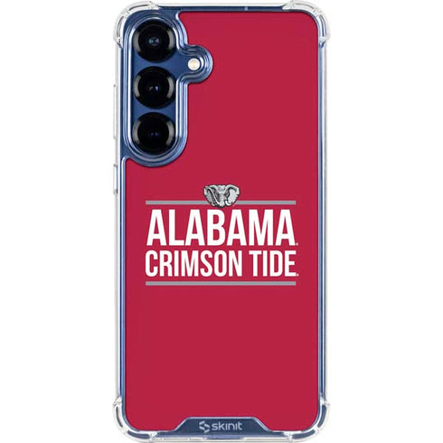 University of Alabama Crimson Tide Galaxy S25 Clear Case