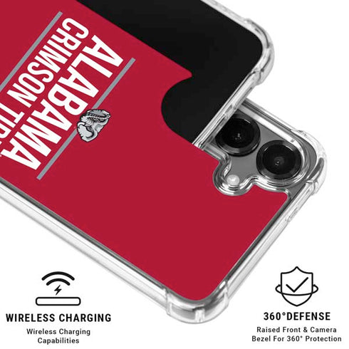 University of Alabama Crimson Tide Galaxy S26 Clear Case