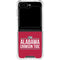 University of Alabama Crimson Tide Galaxy Z Flip6 Clear Case