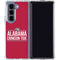 University of Alabama Crimson Tide Galaxy Z Fold5 5G Clear Case