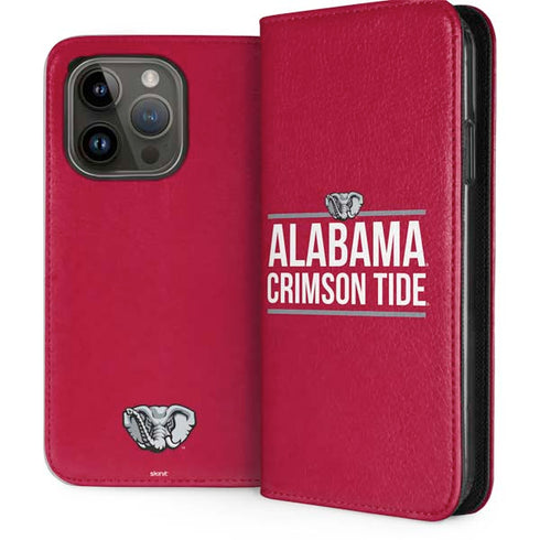 University of Alabama Crimson Tide iPhone 15 Pro Folio Case