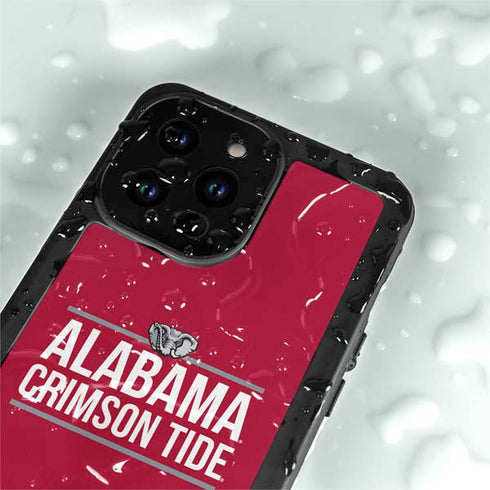 University of Alabama Crimson Tide iPhone 15 Pro Waterproof Case