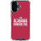 University of Alabama Crimson Tide iPhone 16 Clear Case