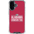 University of Alabama Crimson Tide iPhone 16 Clear Case
