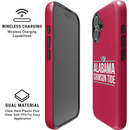 University of Alabama Crimson Tide iPhone 16 Magsafe Impact Case