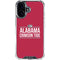 University of Alabama Crimson Tide iPhone 16 Plus Clear Case