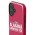 University of Alabama Crimson Tide iPhone 16 Plus Impact Case