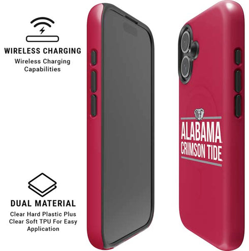 University of Alabama Crimson Tide iPhone 16 Plus Magsafe Impact Case
