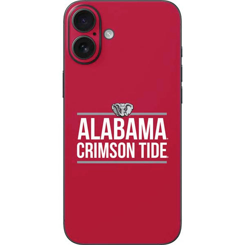 University of Alabama Crimson Tide iPhone 16 Plus Skin