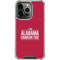 University of Alabama Crimson Tide iPhone 16 Pro Clear Case