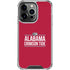 University of Alabama Crimson Tide iPhone 16 Pro Clear Case