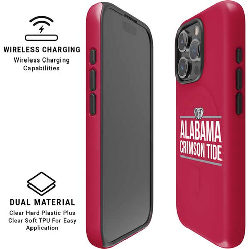 University of Alabama Crimson Tide iPhone 16 Pro Max Magsafe Impact Case