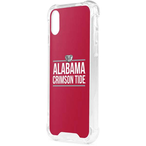 University of Alabama Crimson Tide iPhone XS Clear Case