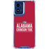 University of Alabama Crimson Tide Moto G 5G (2024) Clear Case