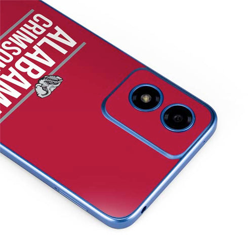 University of Alabama Crimson Tide Moto G Play 4G (2024) Skin