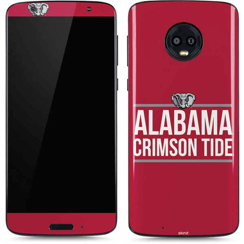 University of Alabama Crimson Tide Moto G6 Skin