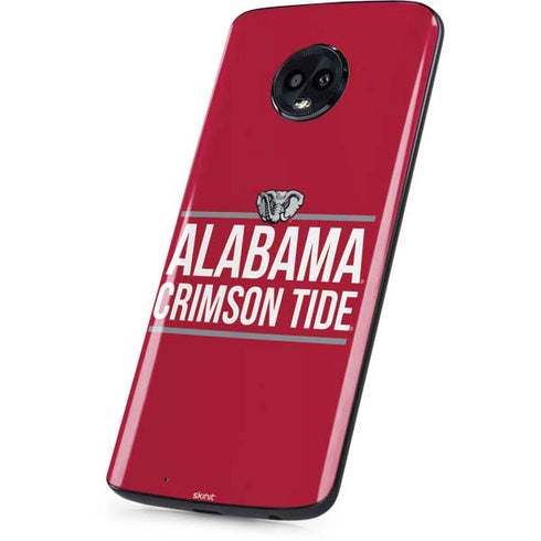 University of Alabama Crimson Tide Moto G6 Skin