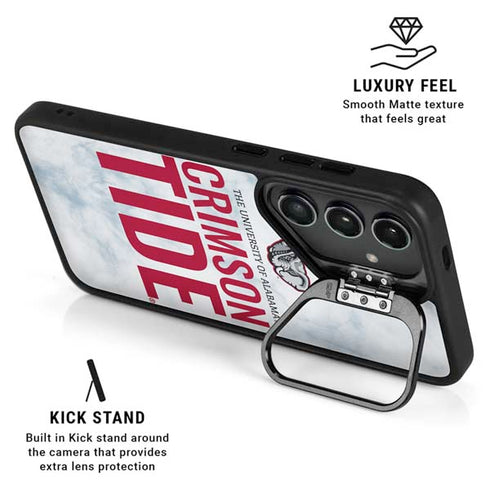 University of Alabama Crimson Tide Net Galaxy S25 Kickstand Case