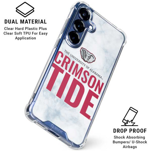 University of Alabama Crimson Tide Net Galaxy S25 Plus Clear Case