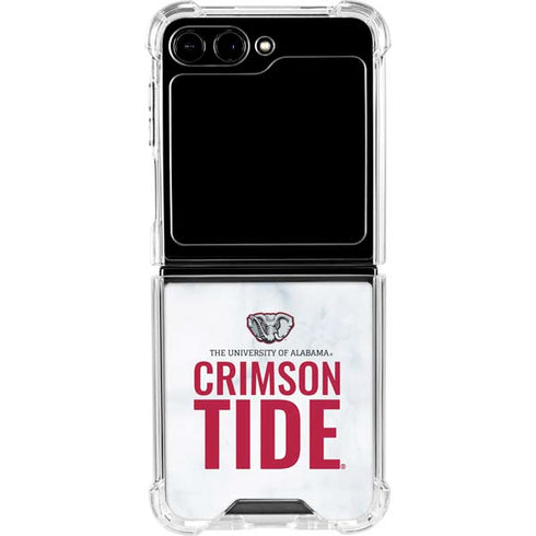 University of Alabama Crimson Tide Net Galaxy Z Flip6 Clear Case