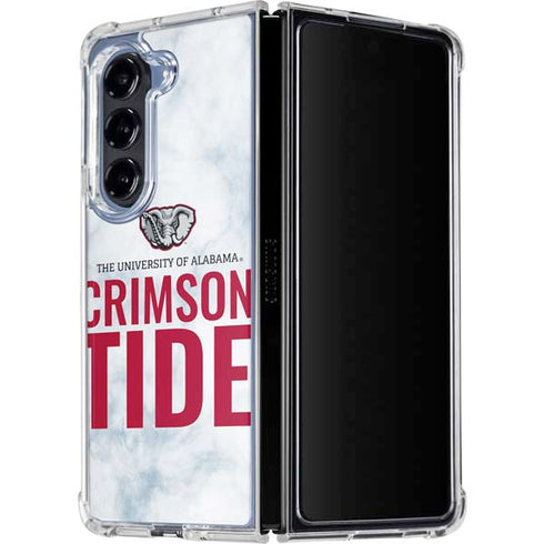 University of Alabama Crimson Tide Net Galaxy Z Fold5 5G Clear Case