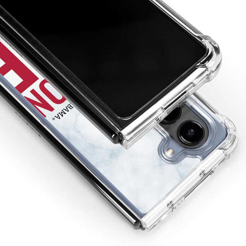 University of Alabama Crimson Tide Net Galaxy Z Fold5 5G Clear Case
