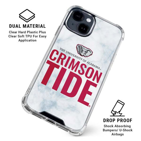 University of Alabama Crimson Tide Net iPhone 15 Clear Case