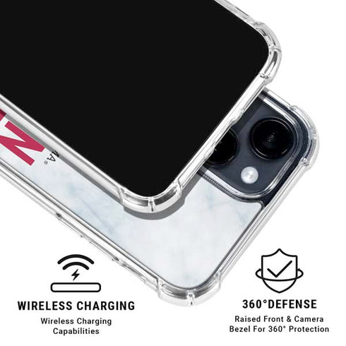 University of Alabama Crimson Tide Net iPhone 15 Clear Case