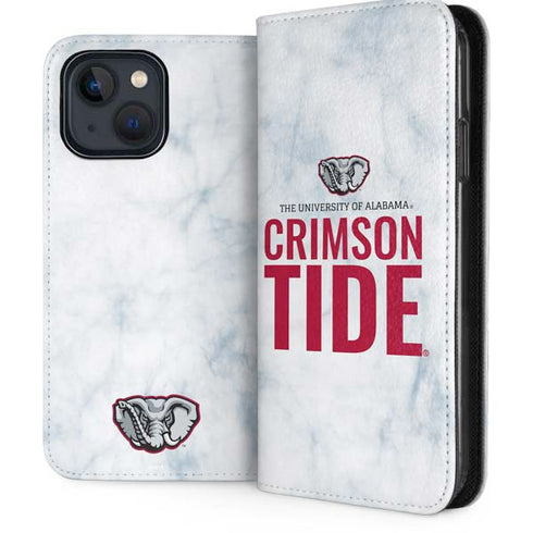 University of Alabama Crimson Tide Net iPhone 15 Plus Folio Case