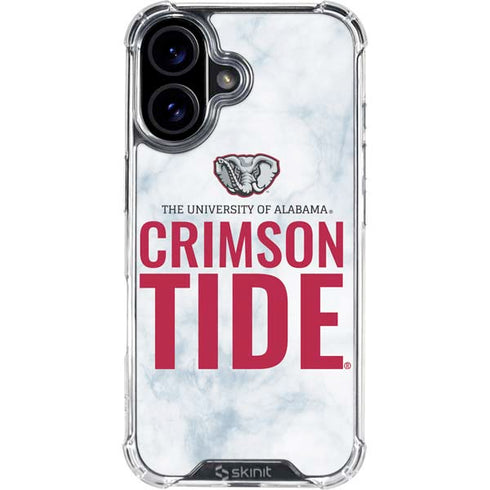 University of Alabama Crimson Tide Net iPhone 16 Plus Clear Case