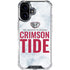 University of Alabama Crimson Tide Net iPhone 16 Plus Clear Case