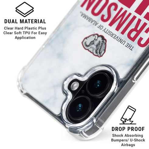 University of Alabama Crimson Tide Net iPhone 16 Plus MagSafe Case