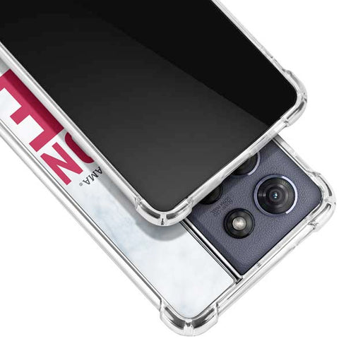 University of Alabama Crimson Tide Net Moto G 5G (2025) Clear Case