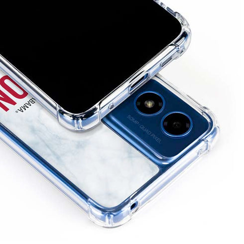University of Alabama Crimson Tide Net Moto G 5G (2024) Clear Case