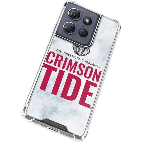 University of Alabama Crimson Tide Net Moto G Play 5G (2025) Clear Case