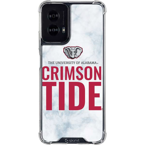 University of Alabama Crimson Tide Net Moto G Power 5G (2024) Clear Case