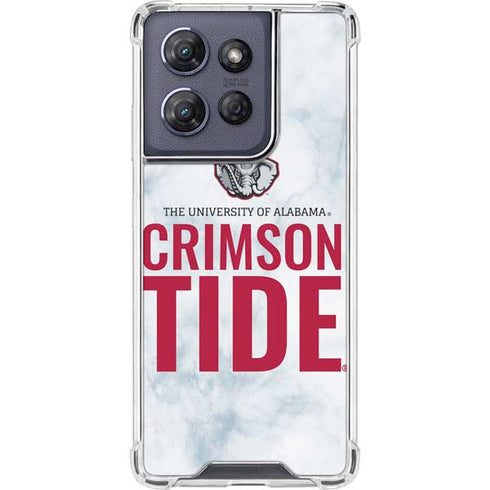University of Alabama Crimson Tide Net Moto G Power 5G (2025) Clear Case