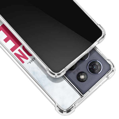 University of Alabama Crimson Tide Net Moto G Stylus 5G (2025) Clear Case