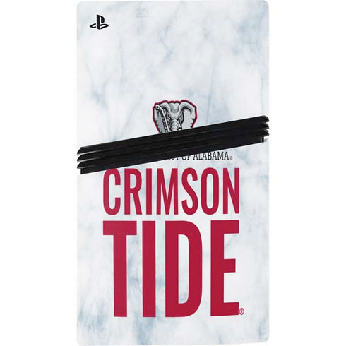 University of Alabama Crimson Tide Net PS5 Pro Disk Console Skin