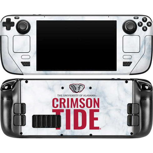 University of Alabama Crimson Tide Net Steam Deck Handheld Gaming Computer OLED Skin